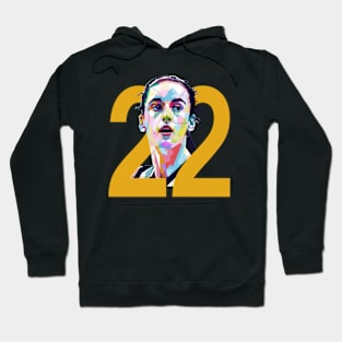 Caitlin Clark Syle Wpap Pop Art Hoodie